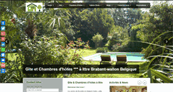 Desktop Screenshot of gite-ittre.com